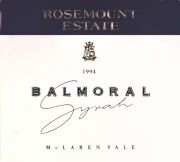 McLaren Vale_Rosemount_Balmoral syrah 1994